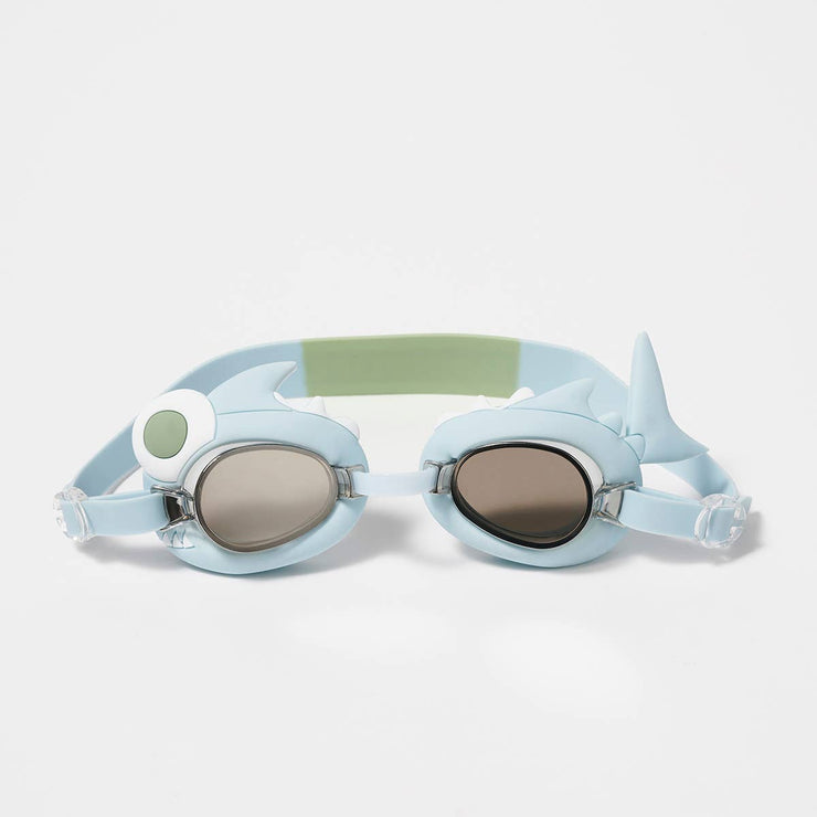 Mini Swim Goggles Shark Tribe Khaki