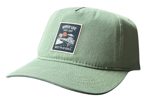 Gypsy Life Patch Trucker Hat - Sage