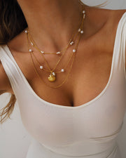 JacqMaria Jewelry Shell Necklace