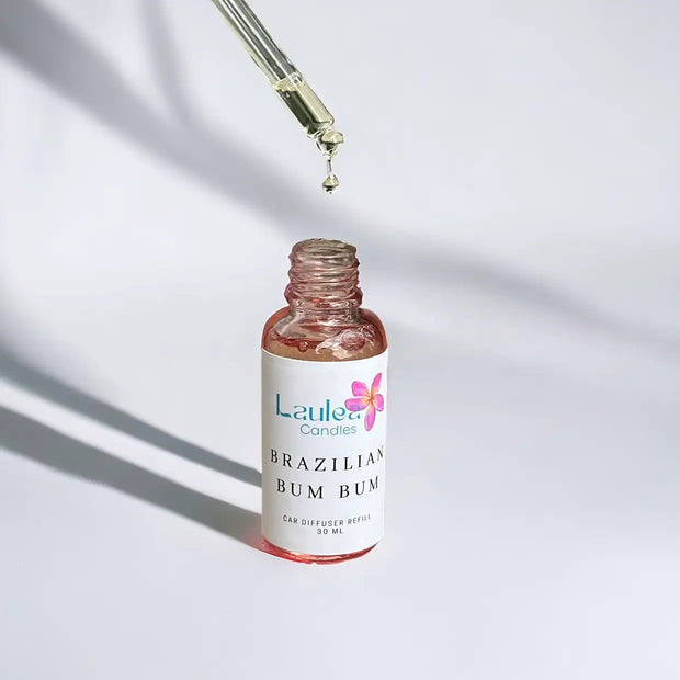 Ceramic Shell Car Diffuser with Caramel + Pistachio scent