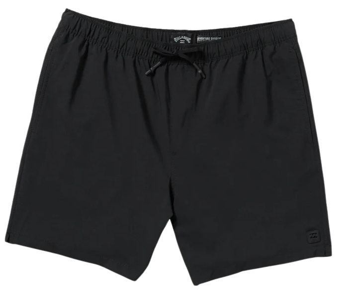 Surftrek Elastic Submersible 17" Hybrid Shorts - Black