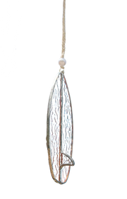 Mother-of-Pearl Stained Glass Surf Board