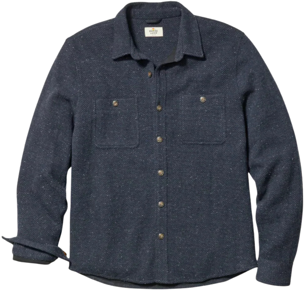 Pacifica Stretch Twill Shirt - Dark Herringbone