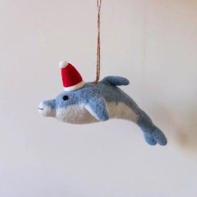 Felt Ornament - Dolphin