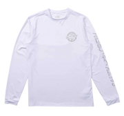 Skewed Long Sleeve Sunshirt - White