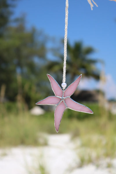 Starfish Stained Glass Piece