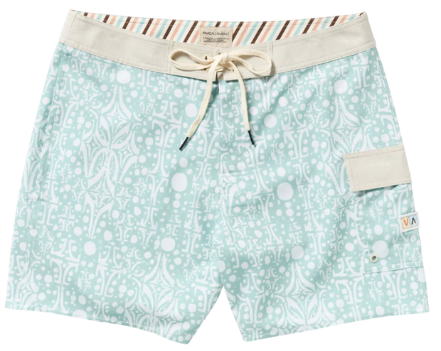 Jacobs Archive Elastic 16" Swim Trunk - Blue Haze