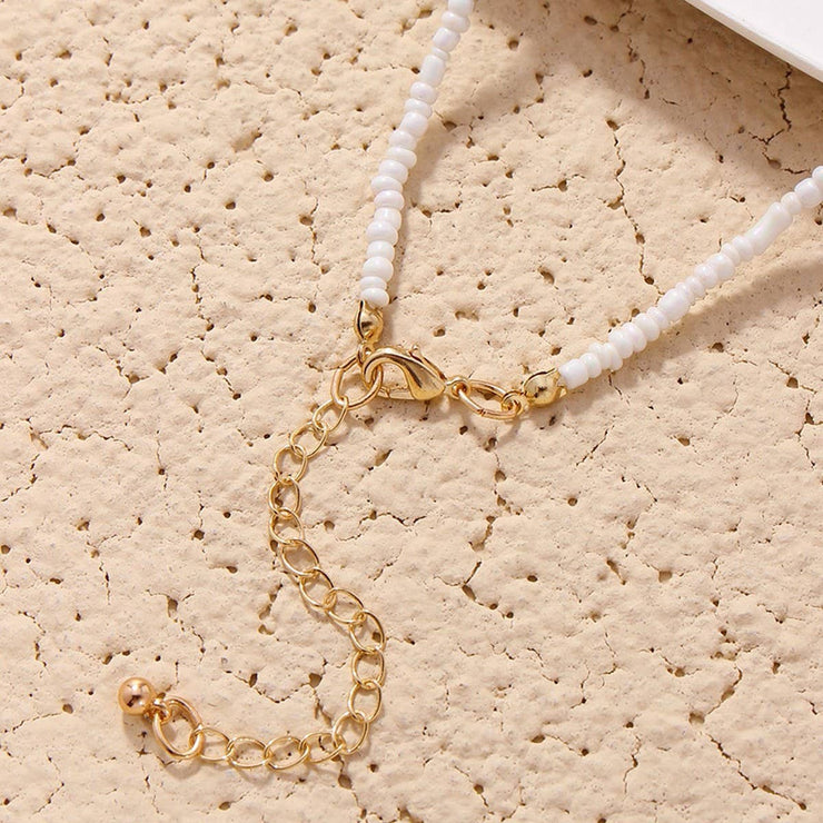 Beach Shell Ocean Scallop Pendant Necklace