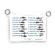 Shark Tooth Guide, Waterproof Reference, Beach Bag, Id