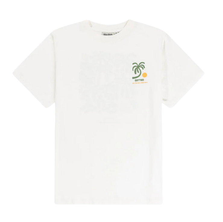 Trees Ss T-Shirt - Vintage White