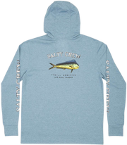 El Dorado Hood Tech Tee - Harbor Blue