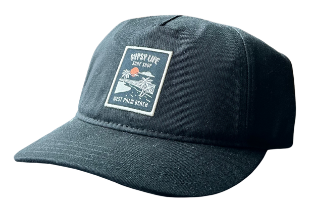 Gypsy Life Patch Trucker Hat - Black