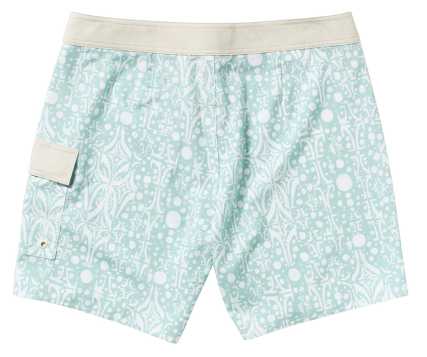 Jacobs Archive Elastic 16" Swim Trunk - Blue Haze