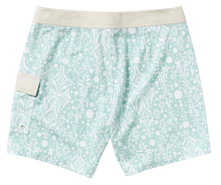 Jacobs Archive Elastic 16" Swim Trunk - Blue Haze