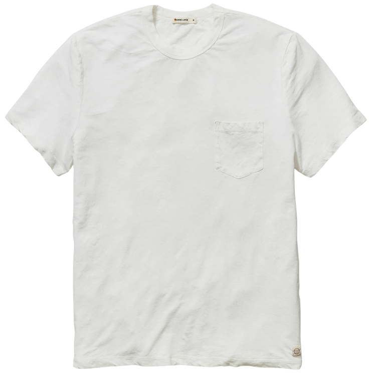 Relaxed Hemp Cotton Tee - White