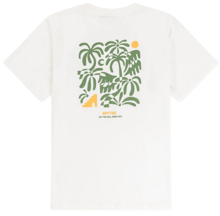 Trees Ss T-Shirt - Vintage White