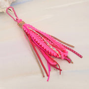 Bohemian Style Long Tassel Keychain - Assorted
