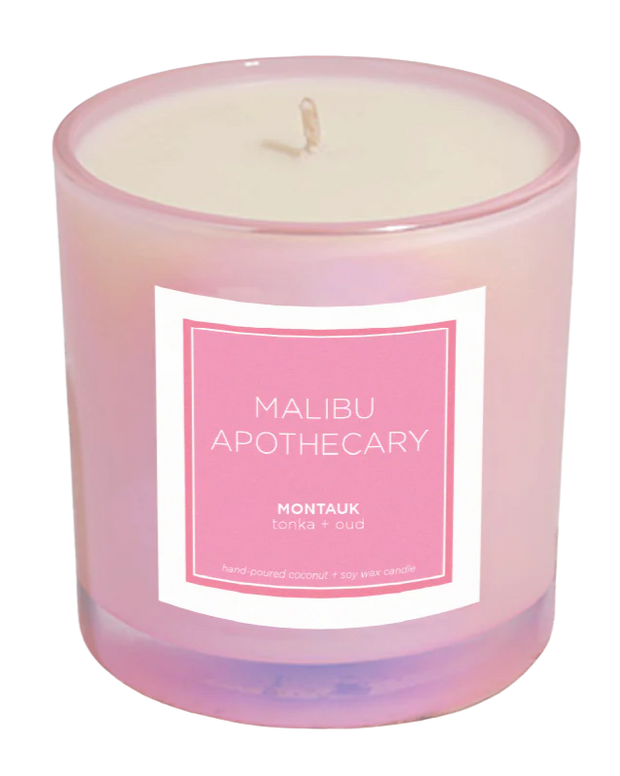 Iridescent Pink Candle - MONTAUK