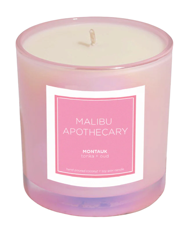 Iridescent Pink Candle - MONTAUK