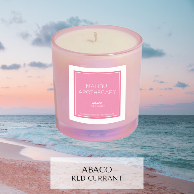 Iridescent Pink Candle - MONTAUK