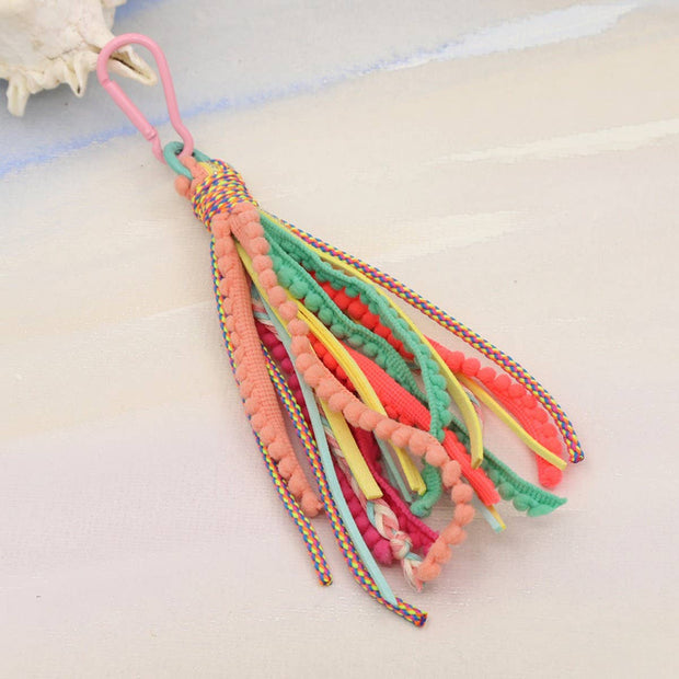 Bohemian Style Long Tassel Keychain - Assorted
