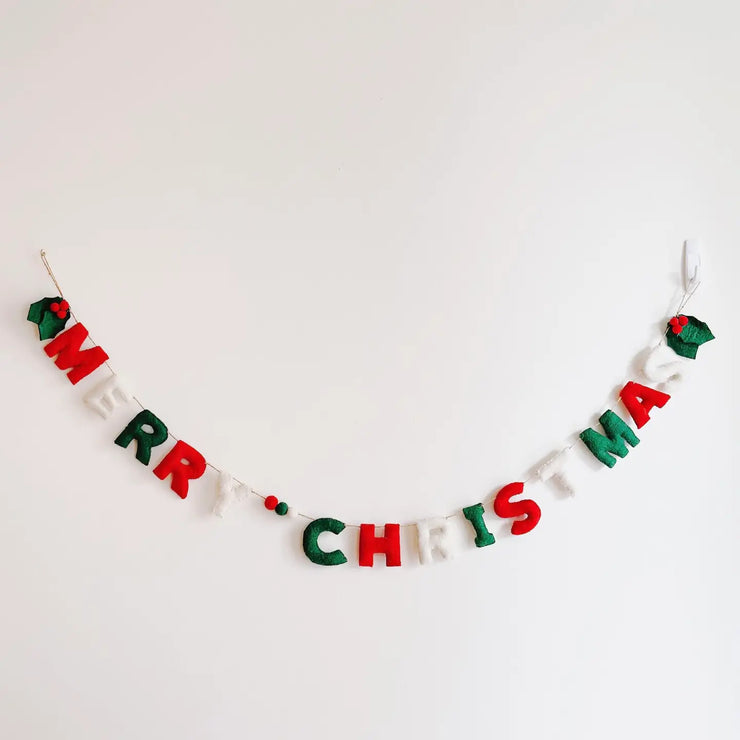 Felt Garland - Merry Christmas