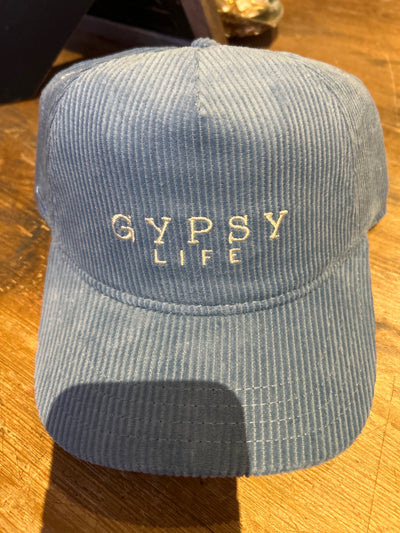 Gypsy Life Wide Wale Corduroy Hat - Cadet