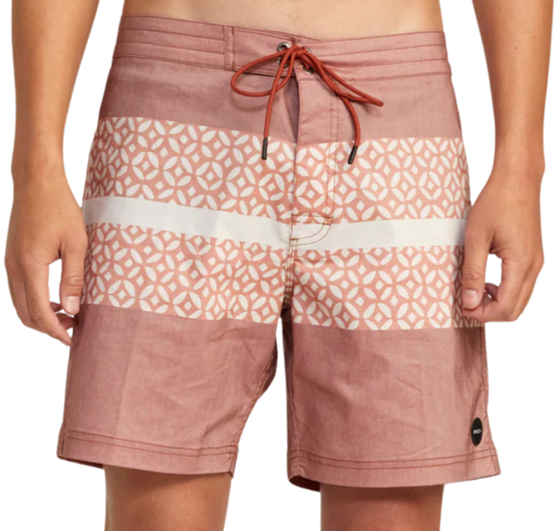 Westport Print Boardshort 17" - Brick