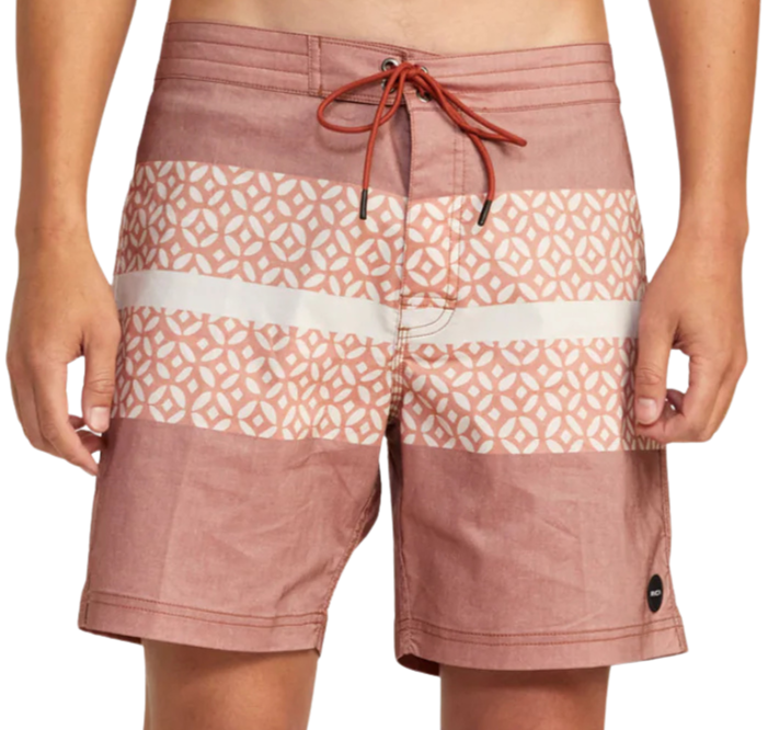 Westport Print Boardshort 17" - Brick