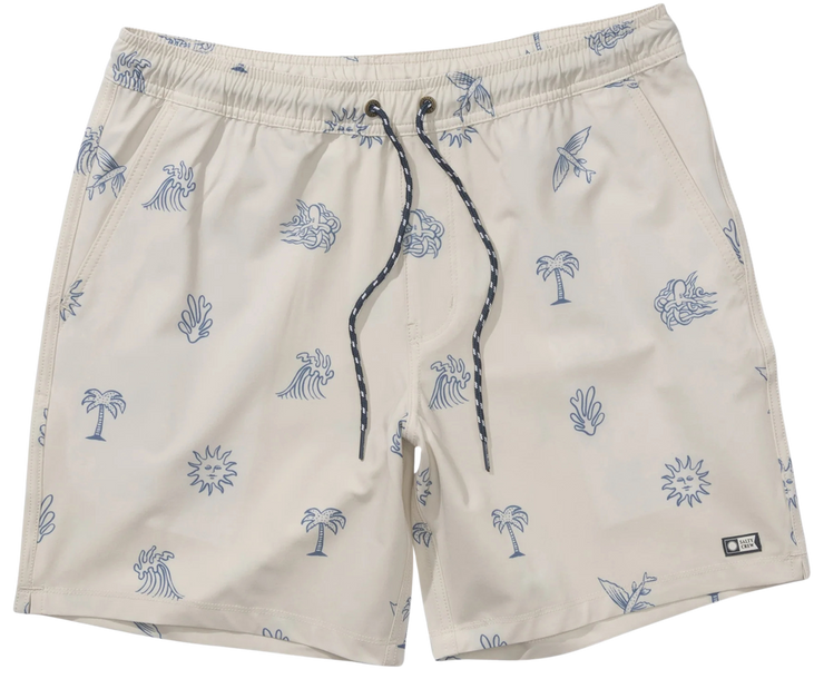 Good Vibes Volley Short - Stone