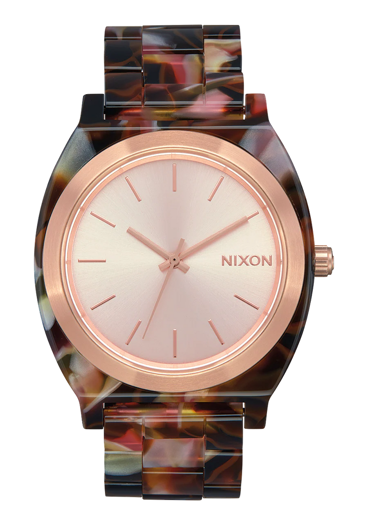 Time Teller Acetate - Rose Gold/Pink Tortoise