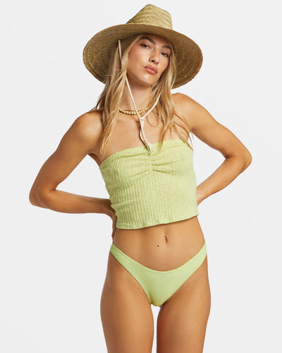 Kora Knit Tube Top - lime Zest