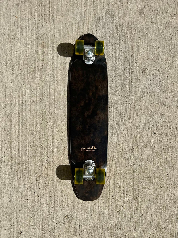 Street Weaver Stained Skateboard