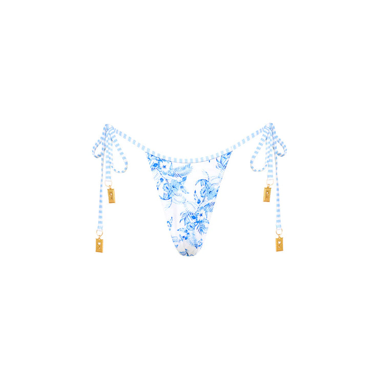 Vintage Paradise - Micro Thong Tie Side Bikini Bottom