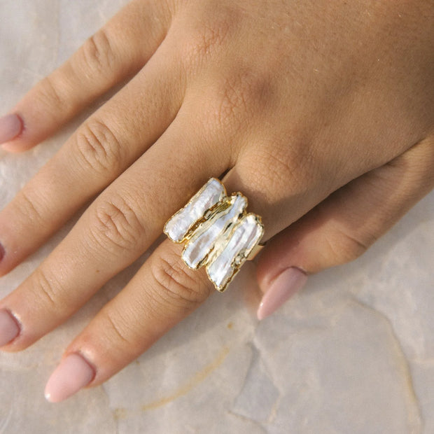 Natural Pearl Ring
