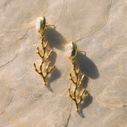 Coral Earrings