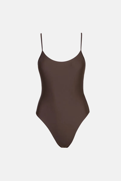 Classic Minimal One Piece - Chocolate