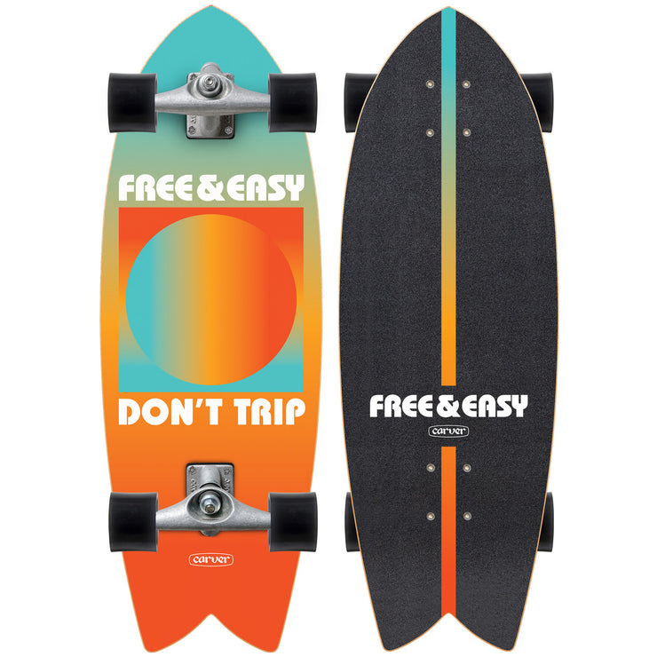 Carver x Free & Easy CX Raw Gradient Sun Surfskate Complete (V4)