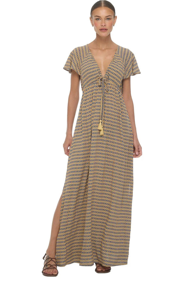 Leilani Dress - Kiva Blue