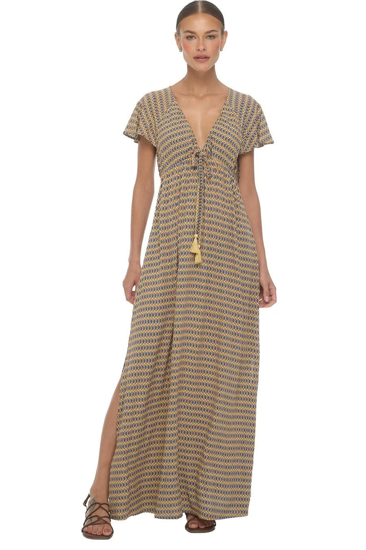 Leilani Dress - Kiva Blue