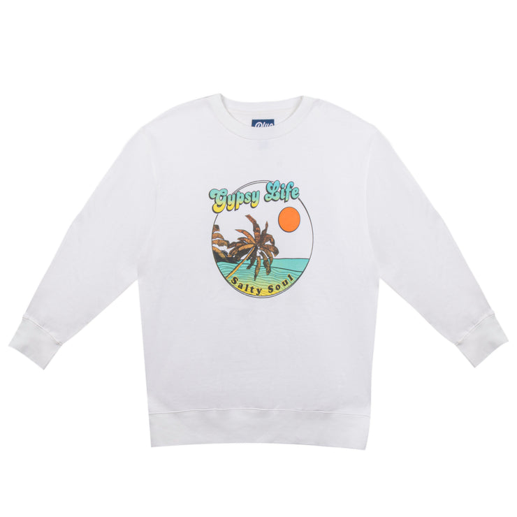 Gypsy Life Surf Shop - Campbell Crew - Ferngully Beach/Palms - White