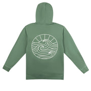 Gypsy Life Surf Shop OG Logo Hoodie - Alpine Green