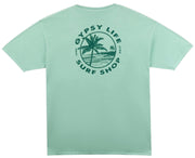 Gypsy Life Howzit Palms/Beach Tee - Lagoon