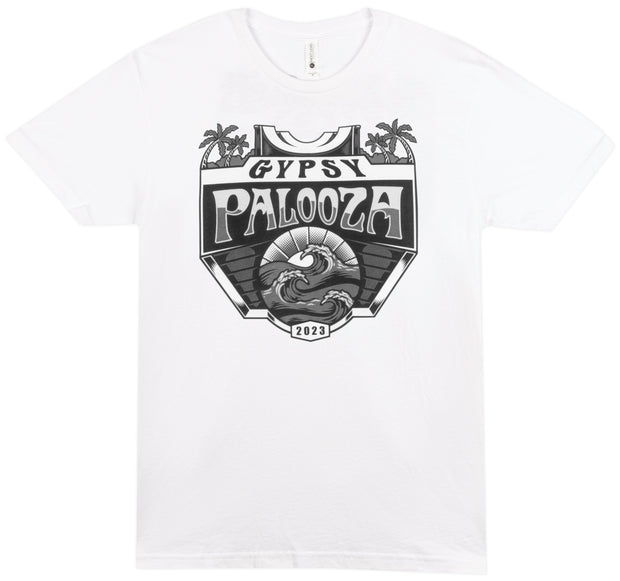 Gypsy Palooza Logo Tee- Black and White