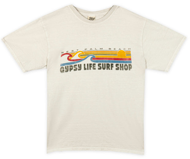 Gypsy Life Sola Gratia Waves Tee - Cement