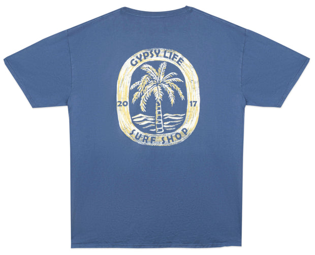 Unbriel Palm/Wave Gypsy Life Tee - Shadow