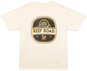 Gypsy Life Surf Shop - Dyed Ringspun Tee - Road Home Wave - Cappuccino