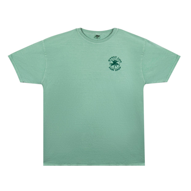 Gypsy Life Howzit Palms/Beach Tee - Lagoon