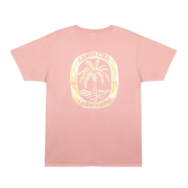 Unbriel Palm/Wave Gypsy Life Tee - Mauve