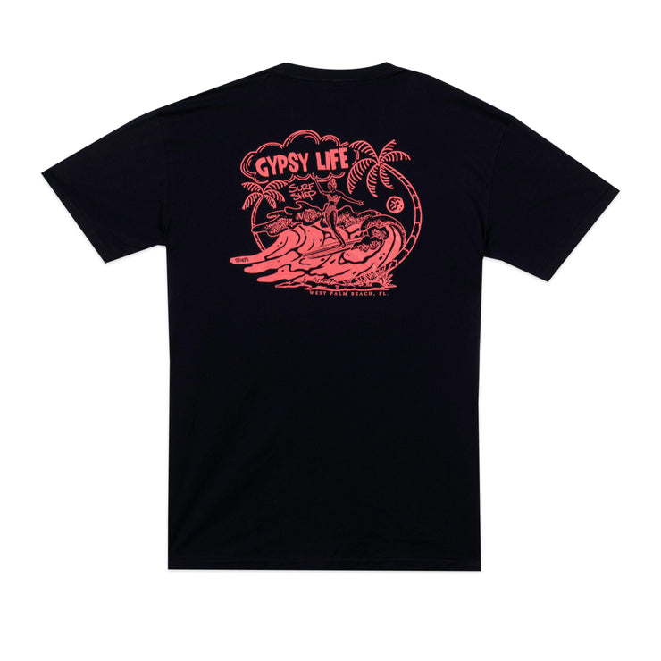 Gypsy Life Longboard Weather Tee - Navy